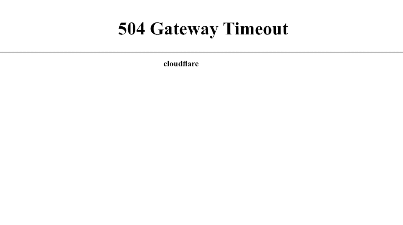 504 gateway time- out que significa